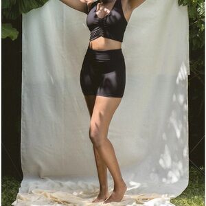 Indigo Luna Moon Shorts- Black NWT